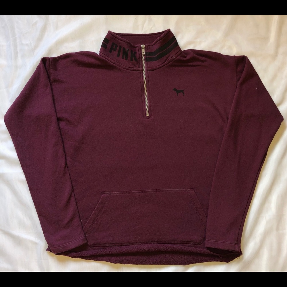 Women’s Pink Victorias Secret Quarter Zip